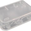 ABS enclosure, (L x W x H) 99 x 74 x 31 mm, transparent, 1593HAMPITCLR