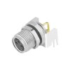 Binder 09 3418 82 03 Female 3 Pin Front Fastening Solder Tag Terminal