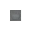 Osłona metalowa skośna 165x165 mm z siatką szara WX1SZ VENTIKA