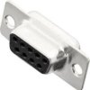 Listwa żeńska D-Sub 180 ° Ilość styków: 9 kielich lutowniczy MH Connectors MHDM09-SS 1 szt.