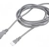 SN47-2/07/1.8GY Kabel: 2x0,75mm2, IEC C7 żeński,JIS 8303 wtyk, 1,8m