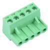 5-Way Plug-In PCB Screw Terminal Block 5.08mm
