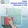 0529 Biblioteka ANALOG INDICATOR - C AVR (rejestry przesuwne SPI, expandery i2c)