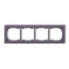 DECO Ramka poczwórna DECO Pastel Matt wrzosowy 50DR-4