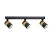 Lampa sufitowa spot Anillo 3 czarny LP-770/3W BK Light Prestige