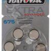 6 x baterie do aparatów słuchowych Rayovac Extra Advanced 675