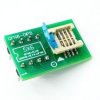 Adapter WSON8 6x5 -->DIL8 eZIF dla pamięci szeregowych Flash, EEPROM i uP (QFN8 / MLP8 / MLF8 / DFN8)