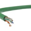 Kabel UTP kat.5e U/UTP 4x2x0,48 linka zielona Alantec /100m/