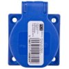 Gniazdo Tablicowe 10/16A 2P+Z 230V Niebieskie Ip54 1040-0Bs
