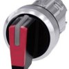 Siemens 3SU10522BM200AA0 3SU1052-2BM20-0AA0 Przełącznik blokada czerwony 2 x 45 ° 1 szt.