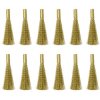 Toolcraft TO-5864076 Replacement Brush for Fibre Eraser Brass 4mm 12 Pack