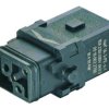 Złącze Han 1A prostokątne żeńskie 3pin +PE 09100032706