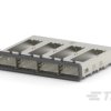 I/O Conn 1X4 QSFP CAGEASSY BEHIND BZL LP