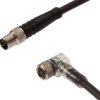 Kabel Konfekcjonowany Obustronny Złącze M8 Żeńskie 3-Pin Kątowe M8 Męskie...