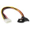 StarTech PYO2LP4LSATA 300mm LP4 Molex To 2 x Latching SATA Power Cable Y Adaptor