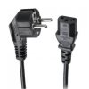 Kabel zasilający OWY do komputera z wtyczką IEC320 C13 10A czarny 2m