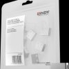 40464 USB-A port lock (10x locks), white