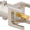 HD BNC panel socket 50 Ω, solder connection, straight, 034-5022