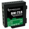 Brainboxes SW-715 Hardened Industrial 5 Port Gigabit Ethernet Switch DIN Rail