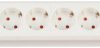 Outlet strip, 6-way, 3 m, 16 A, white, 1 95226 0 100