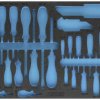 Wypełnienie piankowe Hazet 163-373L 163-373L Wymiary: (D x S) 519 mm x 392 mm