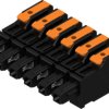 Socket, 6 pole, pitch 7.5 mm, straight, black, 8000078332