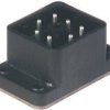 Złącze czarny GO 610 FA M Ilość styków:6 + PE Hirschmann Zawartość: 1 szt.