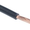 Przewód montażowy 2,1mm² Czarny RS PRO Poliolefina usieciowana 14 AWG 600 V dł. 100m 50/0,25 mm +150°C CSA 1503,