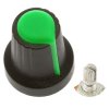 6mm Potentiometer Knob 15x17mm - Green