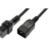 Kabel Zasilający Serwerowy 3X1,5 Iec C20 Prosty/Iec C19 Prosty M/Ż Czarny...