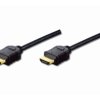 Kabel połączeniowy HDMI Highspeed 1.4 z Eth. GOLD Typ HDMI A/HDMI A, M/M czarny 2m AK-330114-020-S