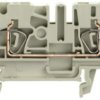 Through terminal block, spring balancer connection, 0.5-4.0 mm², 2 pole, 24 A, 8 kV, gray, 1683310000
