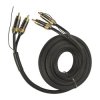 Kabel 2xRCA 5m KICX PRO RCA-02 Z żyłą sterującą do wzmacniaczy samoch.