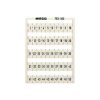 WAGO 793-566 Labels White 1 piece WMB Labelling 1...50 Range