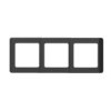 Ramka Potrójna, Silva, Czarna / 46429