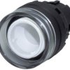 Przycisk podświetlany z kołnierzem Idec YW1L-MF00, monostabilny