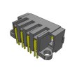 Listwa stykowa PCB 4-pinowe MPT raster: 5 mm Kąt prosty 1-rzędowe Samtec Kąt prosty 575 V W osłonie