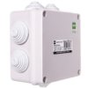Industrial Puszka Hermetyczna N/T 129X129x61 Z 7 Dławnicami Ip55 Szara 2701-02