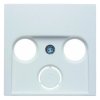 Element centralny do gniazda antenowego 2- i 3-wyjściowego śnieżnobiały połysk S.1/B.3/B.7 Glas 12038989