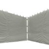 Siena Garden J04527 Części boczne do pawilonu Berlino 4x4m, szare, 2 sztuki Pokrowiec z poliestru, 160g/m² w kolorze jas