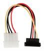 Przyłącze zasilające SATA x1 - 1x 4pin Molex - kątowe 270