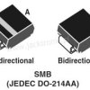 Dioda P6SMB18CA SMD (SMBJ18CA)