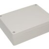 Obudowa ogólnego użytku ABS szerokość zew. 105 mm długość zew. 145 mm wys. zew. 40 mm Hammond IP65 Jasnoszary
