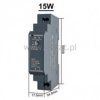 Zasilacz impulsowy 24V; 0,63A; 15W; DIN