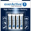 4 x baterie alkaliczne everActive Pro LR03 / AAA (blister)