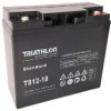 Lead-battery, 12 V, 18 Ah, 181 x 77 x 165 mm, screw connection, TS12-18
