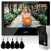 Zestaw Wideodomofonowy Z Monitorem 10Cali @Smart M10t-B-Wifi/Bckn-2+ 5Xbrelok...