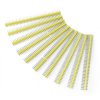 Wtyk goldpin 2x40 prosty raster 2,54mm - żółty - 10szt. - justPi