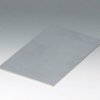 Front plate, aluminum, (W x H x D) 128 x 2 x 209 mm, gray, B4116116
