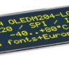 Moduł OLED Display Elektronik EAOLEDM204-LGA żółty czarny (S x W x G) 61 x 28 x 2.4 mm